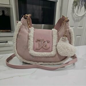 Juicy Couture Pink and Cream Shoulder Bag